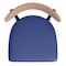 Flash Furniture Blue Vinyl Seat Barstool with Natural Wood Back XU-DG6V6BLV-NAT-GG - alternate 2